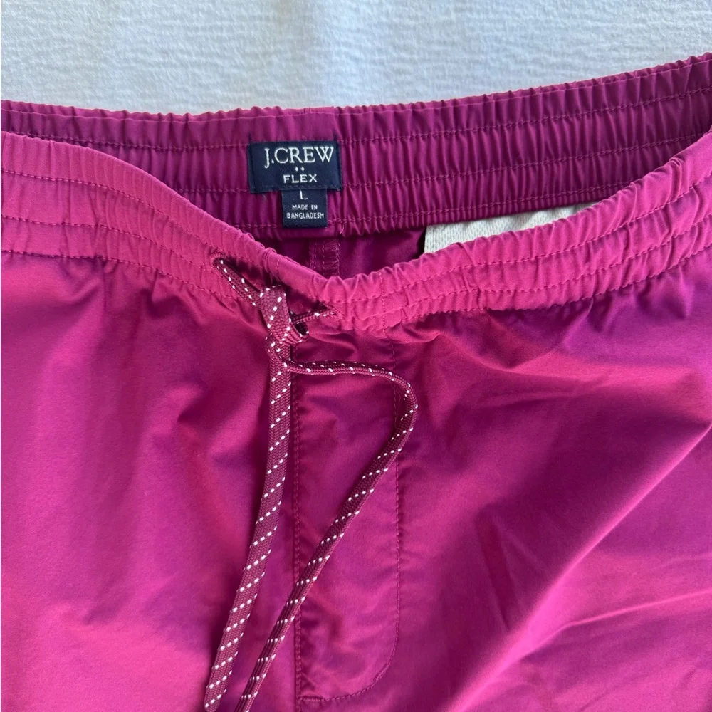 NWOT Jcrew Men's Magenta Shorts L - Picture 2 of 4